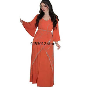 عبايات الماس للنساء فستان الحفلات المسائية الإسلامية ملابس إسلامية رداء عربي ثوب سعودي قفطان مغربي دبي جلابية الجلابة