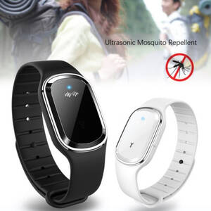 سوار معصم على شكل جسم عالي التقنية فوق صوتي مضاد للبعوض سوار معصم مضاد للبعوض