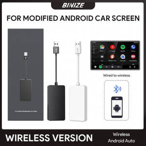 Binize اللاسلكية CarPlay دونغل و السلكية أندرويد السيارات CarPlay دونغل USB محول لتعديل أندرويد شاشة السيارة ميرورلينك