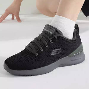 سكيتشرز-أحذية ركض شبكية قابلة للتنفس للرجال ، أحذية رياضية سوداء غير رسمية ، مقاومة للاهتراء في الهواء الطلق ، صيف ، جديد