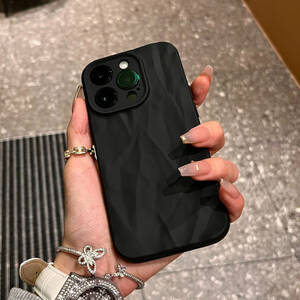 جراب هاتف بنمط الطي الناعم ، غطاء سيليكون الوفير للحلوى ، iPhone 11 ، 12 ، 13 ، 14 ، 15 Pro Max ، X ، Xs ، XR Plus