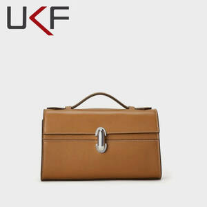UKF-حقيبة مصمم فاخرة للنساء ، مقبض علوي ، محفظة حقيبة ، حقائب يد مخلب ، حقيبة حمل ، علامة تجارية