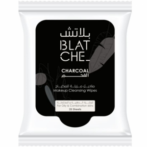 بلاتش - مناديل مزيلة للمكياج بالفحم